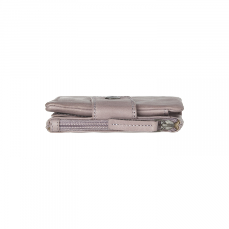 Portofel dama din piele naturala, The Chesterfield Brand, Mavona, cu protectie anti scanare RFID, Liliachiu [2]