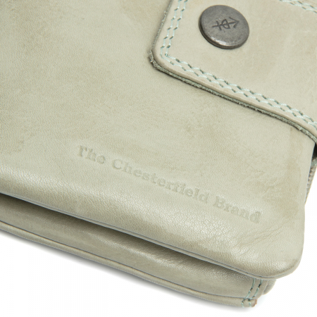 Portofel dama din piele naturala, The Chesterfield Brand, Mavona, cu protectie anti scanare RFID, Verde marin [1]