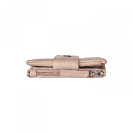 Portofel dama din piele naturala, The Chesterfield Brand, Mavona, cu protectie anti scanare RFID, Roz pudra [3]