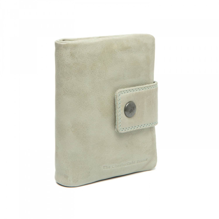 Portofele - Portofel dama din piele naturala, The Chesterfield Brand, Mavona, cu protectie anti scanare RFID, Verde marin