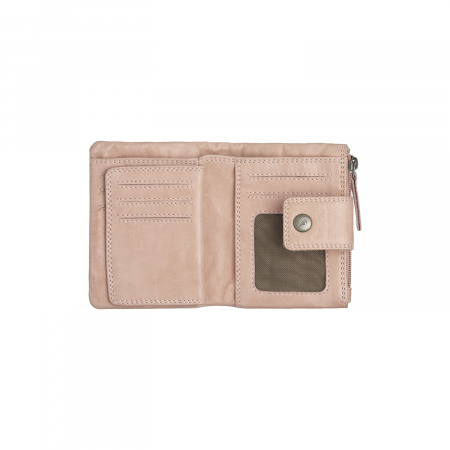 Portofel dama din piele naturala, The Chesterfield Brand, Mavona, cu protectie anti scanare RFID, Roz pudra [4]