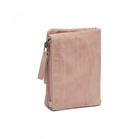 Portofel dama din piele naturala, The Chesterfield Brand, Mavona, cu protectie anti scanare RFID, Roz pudra [5]