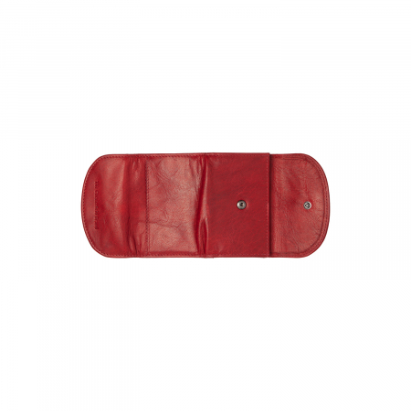 Portofel dama din piele naturala, The Chesterfield Brand, Newton, cu protectie anti scanare RFID, Rosu [3]