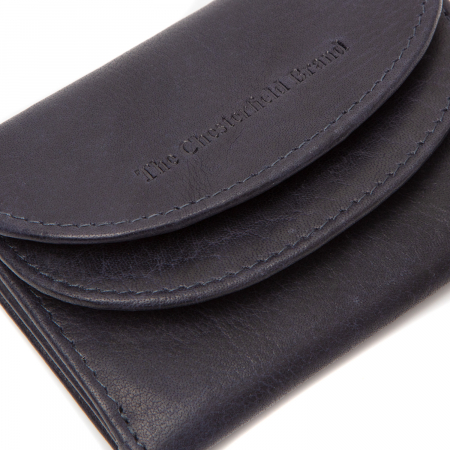 Portofel dama din piele naturala, The Chesterfield Brand, Newton, cu protectie anti scanare RFID, Bleumarin [4]