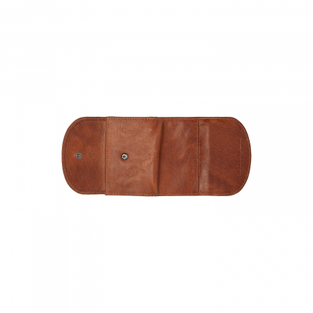 Portofel dama din piele naturala, The Chesterfield Brand, Newton, cu protectie anti scanare RFID, Maro coniac [3]