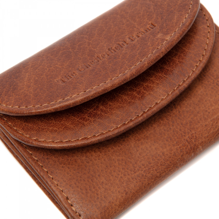 Portofel dama din piele naturala, The Chesterfield Brand, Newton, cu protectie anti scanare RFID, Maro coniac [4]