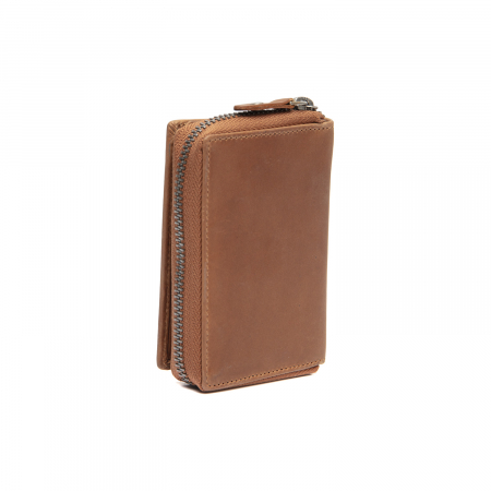 Portofel dama din piele naturala, The Chesterfield Brand, Osum, cu protectie anti scanare RFID, Maro coniac [5]