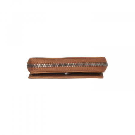 Portofel dama din piele naturala, The Chesterfield Brand, Osum, cu protectie anti scanare RFID, Maro coniac [4]