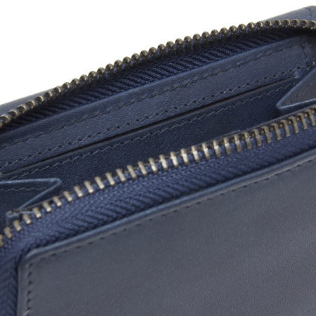 Portofel dama din piele naturala, The Chesterfield Brand, Rimili, cu protectie anti scanare RFID, Bleumarin [3]