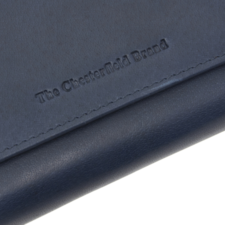 Portofel dama din piele naturala, The Chesterfield Brand, Rimili, cu protectie anti scanare RFID, Bleumarin [4]