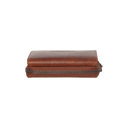 Portofel dama din piele naturala, The Chesterfield Brand, Rimili, cu protectie anti scanare RFID, Maro coniac [2]