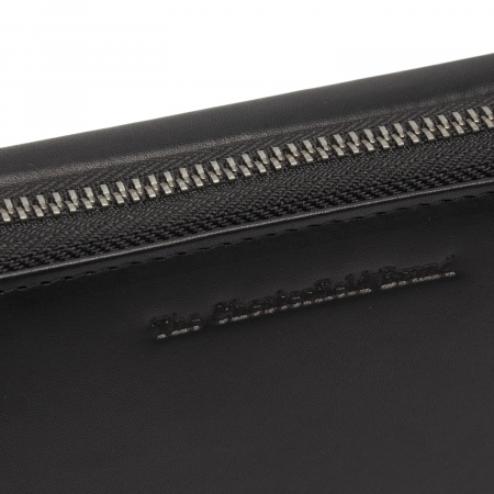 Portofel dama din piele naturala, The Chesterfield Brand, Salviano, cu protectie anti scanare RFID, Negru [4]