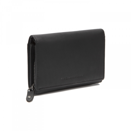 Portofele - Portofel dama din piele naturala, The Chesterfield Brand, Seattle, cu protectie anti scanare RFID, Negru