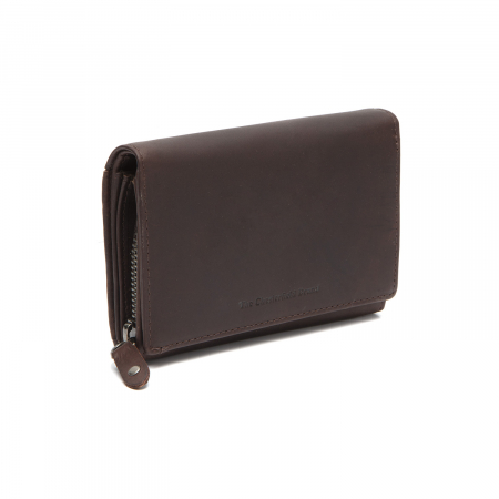 Portofele - Portofel dama din piele naturala, The Chesterfield Brand, Seattle, cu protectie anti scanare RFID, Maro inchis