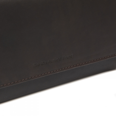 Portofel dama din piele naturala, The Chesterfield Brand, Shanghai, cu protectie anti scanare RFID, Maro inchis [3]