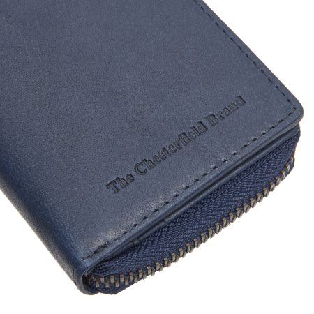 Portofel dama din piele naturala, The Chesterfield Brand, Sionel, cu protectie anti scanare RFID, Bleumarin [4]