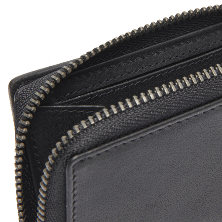 Portofel dama din piele naturala, The Chesterfield Brand, Sionel, cu protectie anti scanare RFID, Negru [4]