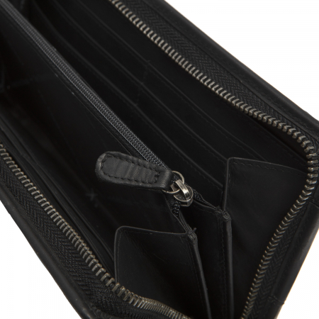 Portofel dama din piele naturala, The Chesterfield Brand, Sofia, Negru [2]