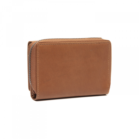 Portofel dama din piele naturala, The Chesterfield Brand, Sorraia, cu protectie anti scanare RFID, Maro coniac [5]