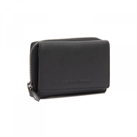 Portofele - Portofel dama din piele naturala, The Chesterfield Brand, Sorraia, cu protectie anti scanare RFID, Negru