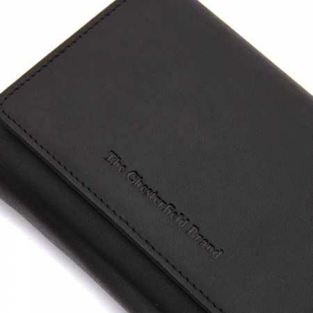 Portofel dama din piele naturala, The Chesterfield Brand, Sorraia, cu protectie anti scanare RFID, Negru [1]