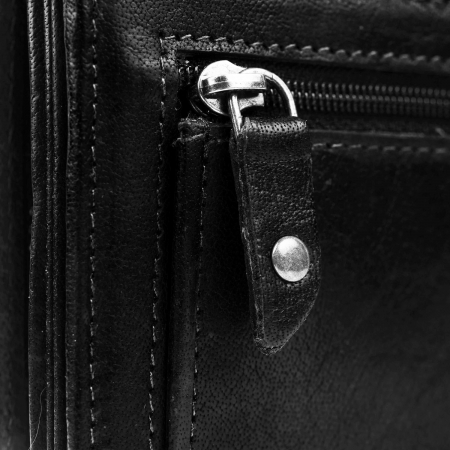 Portofel dama, The Chesterfield Brand, cu protectie anti scanare RFID, din piele naturala, Hampton, Negru [4]