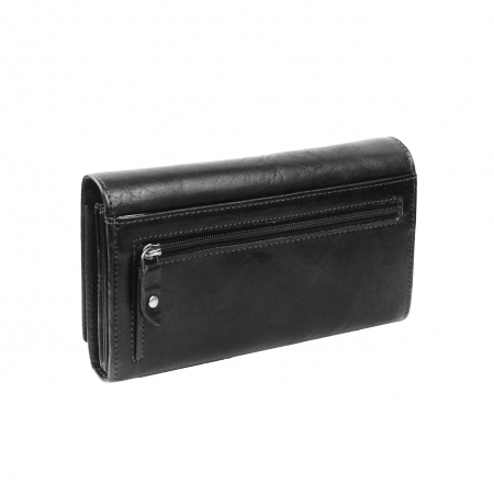 Portofel dama, The Chesterfield Brand, cu protectie anti scanare RFID, din piele naturala, Hampton, Negru [5]