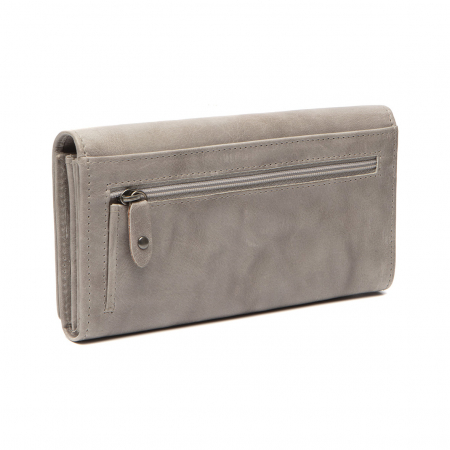 Portofel dama, The Chesterfield Brand, cu protectie anti scanare RFID, din piele naturala, Hampton, Gri [2]