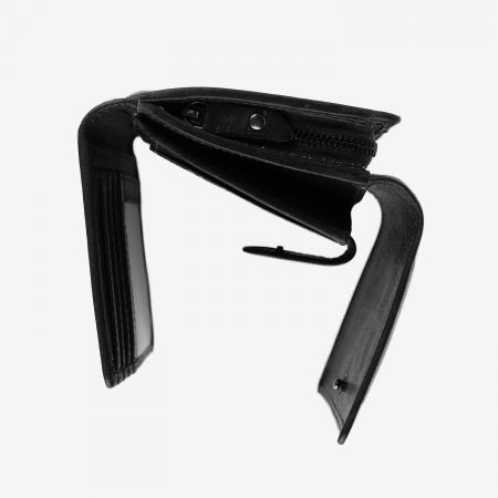 Portofel dama, The Chesterfield Brand, cu protectie anti scanare RFID, din piele naturala, Nadia, Negru [2]