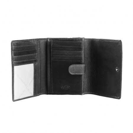 Portofel dama, The Chesterfield Brand, cu protectie anti scanare RFID, din piele naturala, Nadia, Negru [1]
