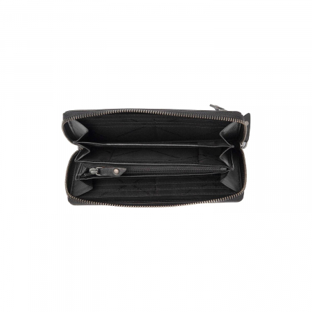 Portofel dama, The Chesterfield Brand, cu protectie anti scanare RFID, din piele naturala nappa, Cantara, Negru [1]