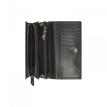 Portofel dama, The Chesterfield Brand, cu protectie anti scanare RFID, din piele naturala, Rivalto, Negru [1]