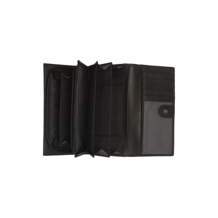 Portofel dama, The Chesterfield Brand, cu protectie anti scanare RFID, din piele naturala Valetta, Negru [1]