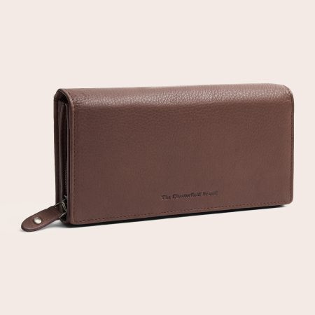 Portofele - Portofel dama, The Chesterfield Brand, cu protectie anti scanare RFID, din piele naturala Valetta, Taupe inchis
