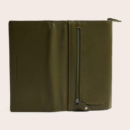 Portofel dama, The Chesterfield Brand, cu protectie anti scanare RFID, din piele naturala Valetta, Verde olive [9]