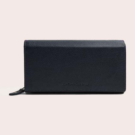 Portofel dama, The Chesterfield Brand, cu protectie anti scanare RFID, din piele naturala Valetta, Bleumarin [5]