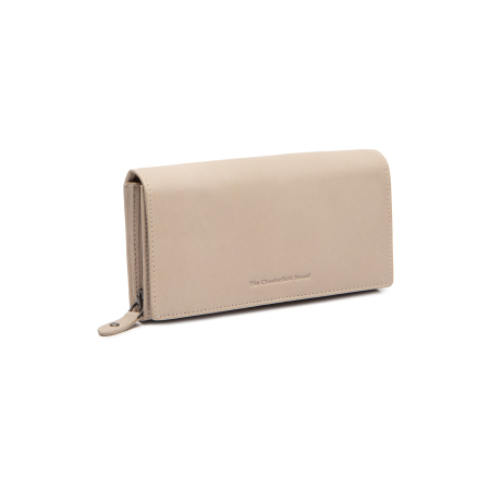 Portofele - Portofel dama, The Chesterfield Brand, cu protectie anti scanare RFID, din piele naturala Valetta, Bej