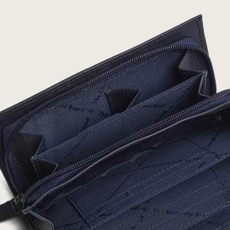 Portofel dama, The Chesterfield Brand, cu protectie anti scanare RFID, din piele naturala Valetta, Bleumarin [3]