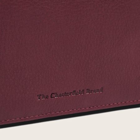 Portofel dama, The Chesterfield Brand, cu protectie anti scanare RFID, din piele naturala Valetta, Rosu inchis [7]