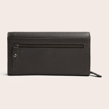 Portofel dama, The Chesterfield Brand, cu protectie anti scanare RFID, din piele naturala Valetta, Gri argila [10]