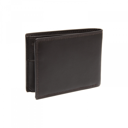 Portofel de barbati, The Chesterfield Brand, cu protectie anti scanare RFID, din piele naturala, Lynnwood, Maro inchis [5]