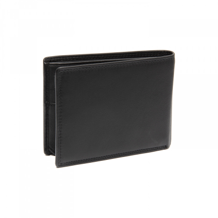 Portofel de barbati, The Chesterfield Brand, cu protectie anti scanare RFID, din piele naturala, Lynnwood, Negru [5]