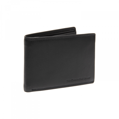 Portofele - Portofel de barbati, The Chesterfield Brand, cu protectie anti scanare RFID, din piele naturala, Lynnwood, Negru