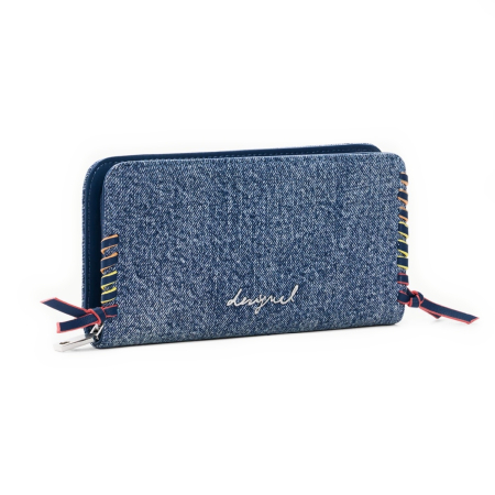 Portofel de dama, Desigual, Denim Fiona, Albastru