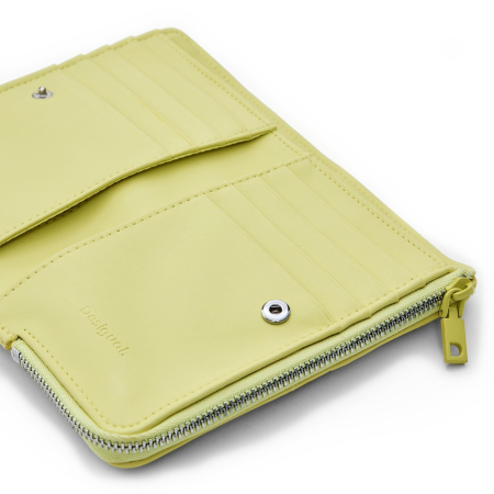 Portofel de dama, Desigual, Emma, Lime [2]