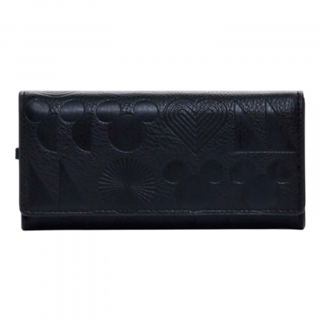 Portofel de dama, Desigual, seria All Mickey Mariona, Negru [2]