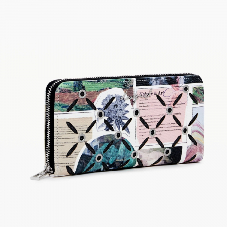 Portofel de dama, Desigual, seria Juliett Fiona, Multicolor [1]