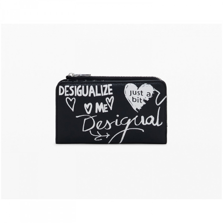 Portofel de dama, Desigual, seria Mone Seshat Emma, Negru [3]