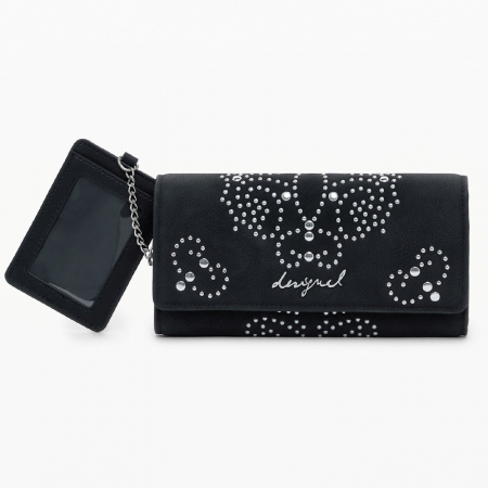 Portofel de dama, Desigual, seria Poker Face Mariona, Negru [2]