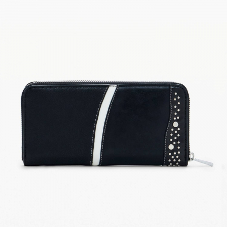 Portofel de dama, Desigual, seria Punkette Fiona, Negru [3]